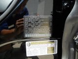 2011 Volkswagen Touareg VR6 FSI Sport 4XMotion Info Tag