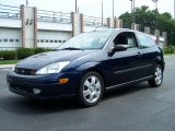 2002 Twilight Blue Metallic Ford Focus ZX3 Coupe #50769101