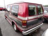 1992 Ford E Series Van Electric Currant Red Metallic
