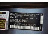2006 Mini Cooper John Copper Works GP Info Tag