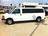 2010 Summit White Chevrolet Express LT 3500 Extended Passenger Van #50769023
