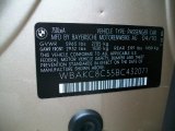 2011 BMW 7 Series 750Li xDrive Sedan Info Tag