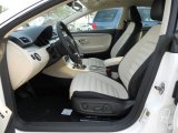2012 Volkswagen CC Sport Black/Cornsilk Beige Interior