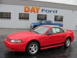 2003 Torch Red Ford Mustang V6 Convertible #50768727