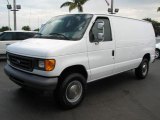 2007 Ford E Series Van E350 Super Duty Commercial Front 3/4 View