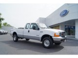 1999 Oxford White Ford F250 Super Duty XLT Extended Cab 4x4 #50827922
