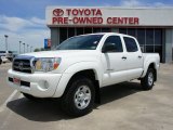 2009 Super White Toyota Tacoma V6 SR5 Double Cab 4x4 #50870395