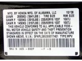 2009 Odyssey Color Code for Nighthawk Black Pearl - Color Code: B92P