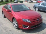 2011 Red Candy Metallic Ford Fusion SE #50870605