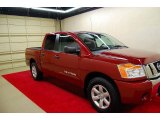 2009 Red Brawn Nissan Titan SE Crew Cab #50870469