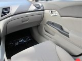 2012 Honda Civic EX-L Sedan Gray Interior