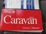 2002 Dodge Caravan SE Books/Manuals