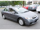 2009 Polished Metal Metallic Honda Civic Hybrid Sedan #50965319