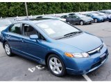 2008 Atomic Blue Metallic Honda Civic EX-L Sedan #50965324