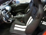 2012 Ford Mustang Shelby GT500 SVT Performance Package Coupe Charcoal Black/White Recaro Sport Seats Interior