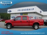 Vermillion Red Ford F350 Super Duty in 1999