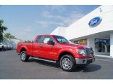 2011 Red Candy Metallic Ford F150 XLT SuperCab 4x4 #50988942