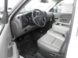2011 GMC Sierra 3500HD Work Truck Crew Cab 4x4 Chassis Dark Titanium Interior