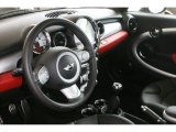 2010 Mini Cooper John Cooper Works Hardtop Punch Carbon Black Leather Interior