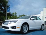 2012 White Platinum Tri-Coat Ford Fusion SEL #50998135