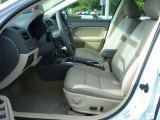 2012 Ford Fusion SE V6 Medium Light Stone Interior
