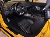 2008 Lamborghini Gallardo Spyder E-Gear Black Interior