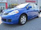 2011 Metallic Blue Nissan Versa 1.8 SL Hatchback #50998420