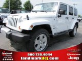 2011 Bright White Jeep Wrangler Unlimited Sahara 4x4 #50998182