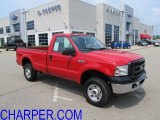 2006 Red Clearcoat Ford F250 Super Duty XL Regular Cab 4x4 #50997955