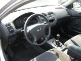 2004 Honda Civic Value Package Coupe Black Interior
