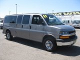 2009 Graystone Metallic Chevrolet Express 3500 Extended Passenger Van #50998007