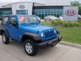 2010 Surf Blue Pearl Jeep Wrangler Sport 4x4 #50998780