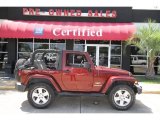 2007 Red Rock Crystal Pearl Jeep Wrangler Sahara 4x4 #50998074
