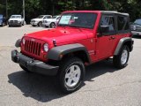 2011 Flame Red Jeep Wrangler Sport S 4x4 #50998793