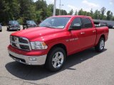 2011 Flame Red Dodge Ram 1500 Big Horn Crew Cab #50998796