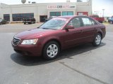 2009 Dark Cherry Red Hyundai Sonata GLS #50998566