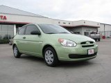 2007 Apple Green Hyundai Accent GS Coupe #5080471