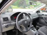 2008 Volkswagen Jetta S Sedan Anthracite Black Interior