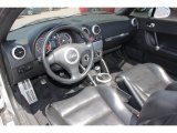 2001 Audi TT 1.8T quattro Roadster Ebony Black Interior