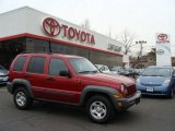 2005 Inferno Red Crystal Pearl Jeep Liberty Sport 4x4 #5087851