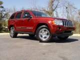 2007 Red Rock Crystal Pearl Jeep Grand Cherokee Limited #5087917