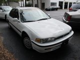 Frost White Honda Accord in 1993