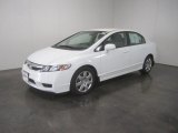 2009 Taffeta White Honda Civic LX Sedan #51079856