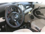 2011 Mini Cooper John Cooper Works Hardtop Gravity Polar Beige Leather Interior