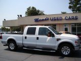 2008 Oxford White Ford F250 Super Duty Lariat Crew Cab #51134242