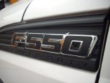 2011 Ford F550 Super Duty XL Regular Cab 4x4 Dump Truck Marks and Logos