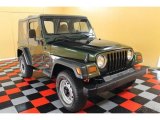 1997 Moss Green Pearl Jeep Wrangler SE 4x4 #51134411