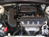 2005 Honda Civic Value Package Sedan 1.7L SOHC 16V VTEC 4 Cylinder Engine