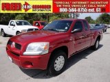 2008 Lava Red Pearl Mitsubishi Raider LS Extended Cab #51189288