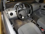 2004 Chevrolet Aveo LS Hatchback Gray Interior